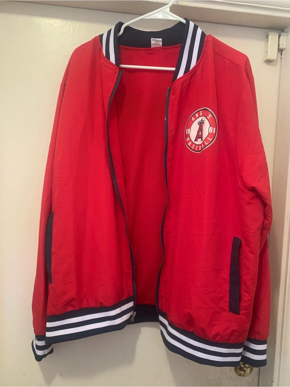 Angels red wind breaker jacket (2)